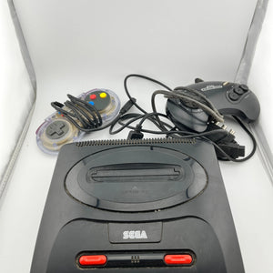 Sega Mega Drive 2 Black Console - 2x Controllers + Bag - Untested FRENLY BRICKS - Open 7 Days
