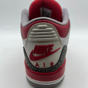 Size 10 Men’s- Nike Jordan 3 Retro Fire Red 2022 DN3707-160 Used FRENLY BRICKS - Open 7 Days