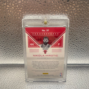 2016-17 Panini Grand Reserve Cornerstones Nikola Mirotic 39/75 Auto Patch FRENLY BRICKS - Open 7 Days