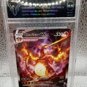 Charizard V Max SWSH261 Pokemon TCG Graded TCG 8.5 Rare FRENLY BRICKS - Open 7 Days