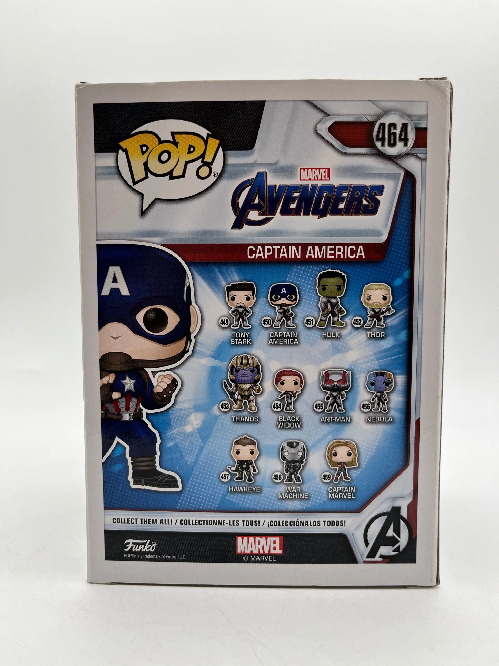 Funko POP! Marvel Avengers Captain America #464 - Special Edition FRENLY BRICKS - Open 7 Days