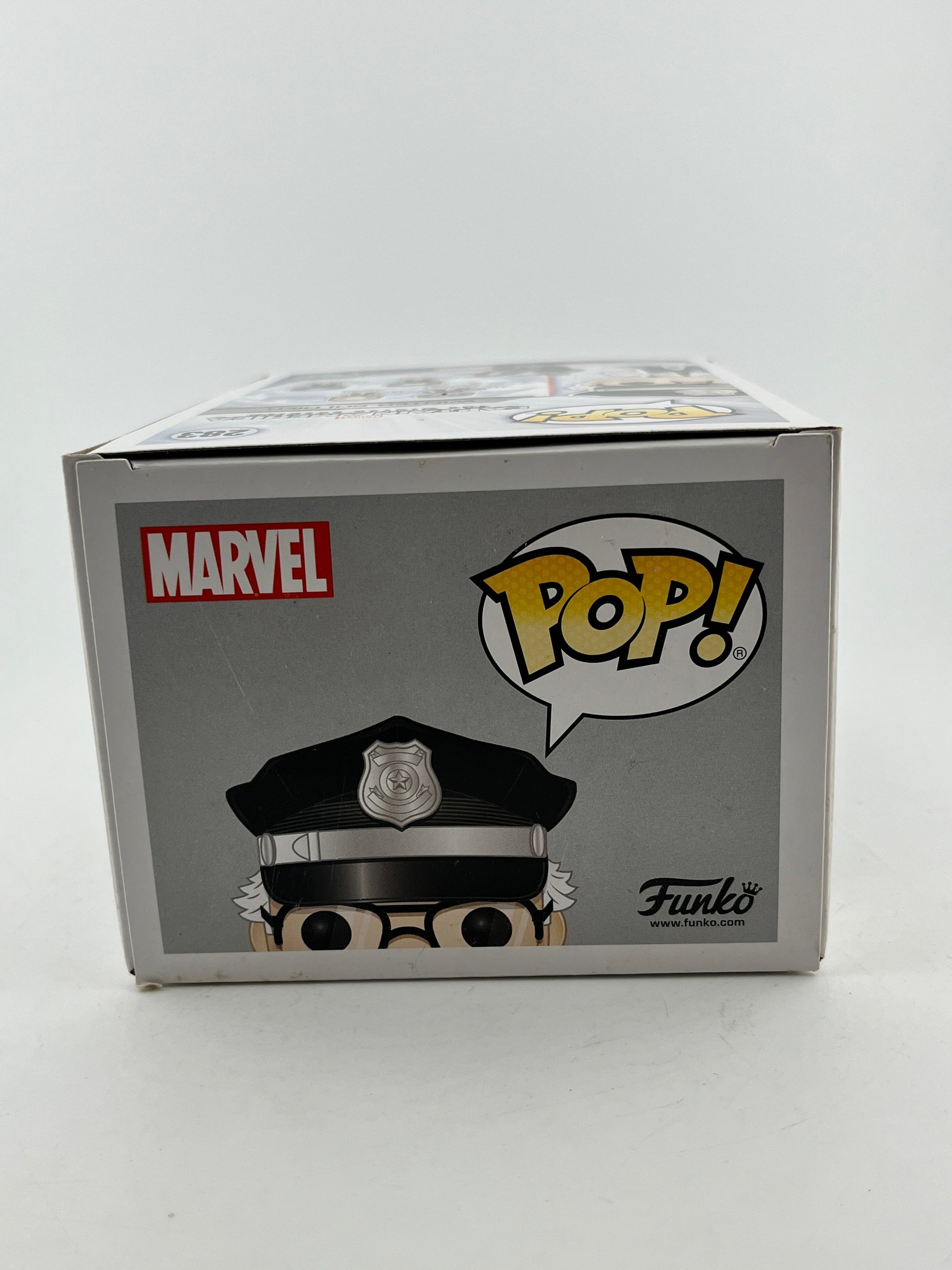 Funko POP! Marvel Captain America The Winter Solider - Stan Lee #283 FRENLY BRICKS - Open 7 Days