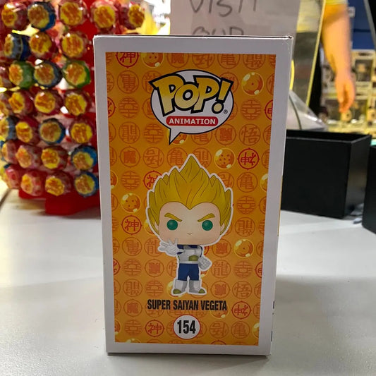 Dragon Ball Z Vegeta Red Chrome 154 Pop Vinyl Funko SDCC 2019 Exclusive ComicCon FRENLY BRICKS - Open 7 Days