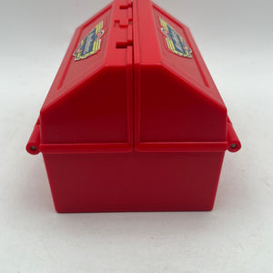 Vintage Galoob Micro Machines Mini Speed Shop Toolbox FRENLY BRICKS - Open 7 Days