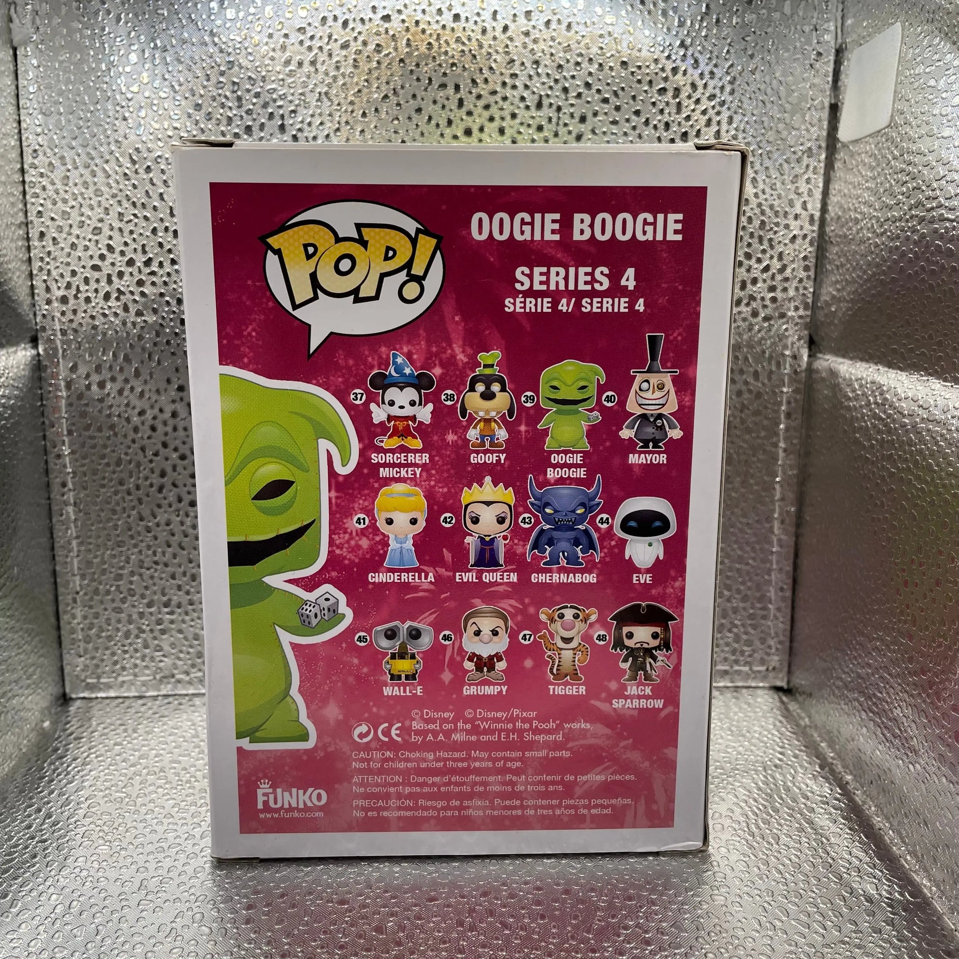 FUNKO POP - Disney  - Oogie Boogie - 39 - Signed Ken Page With Certificate FRENLY BRICKS - Open 7 Days