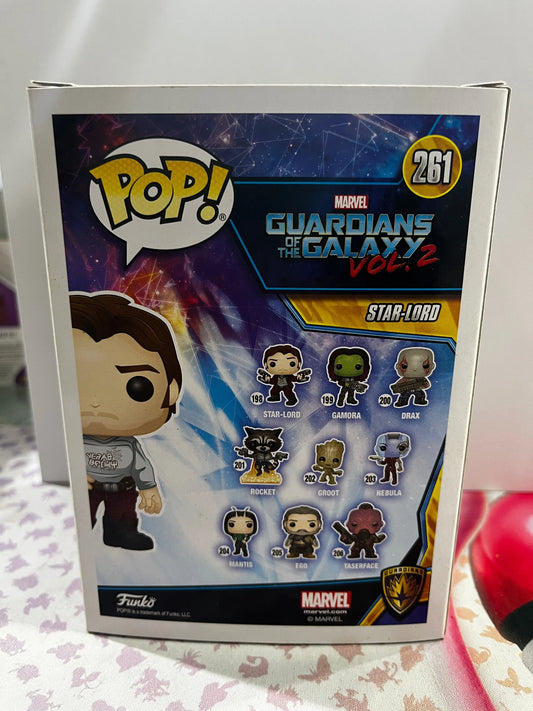 Funko Pop Vinyl Marvel Guardians of the Galaxy Star-Lord #261 FRENLY BRICKS - Open 7 Days