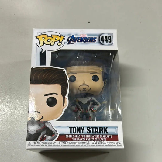 Funko Pop! Vinyl Marvel Avengers End Game  Tony Stark Figure #449 Team Suit FRENLY BRICKS - Open 7 Days