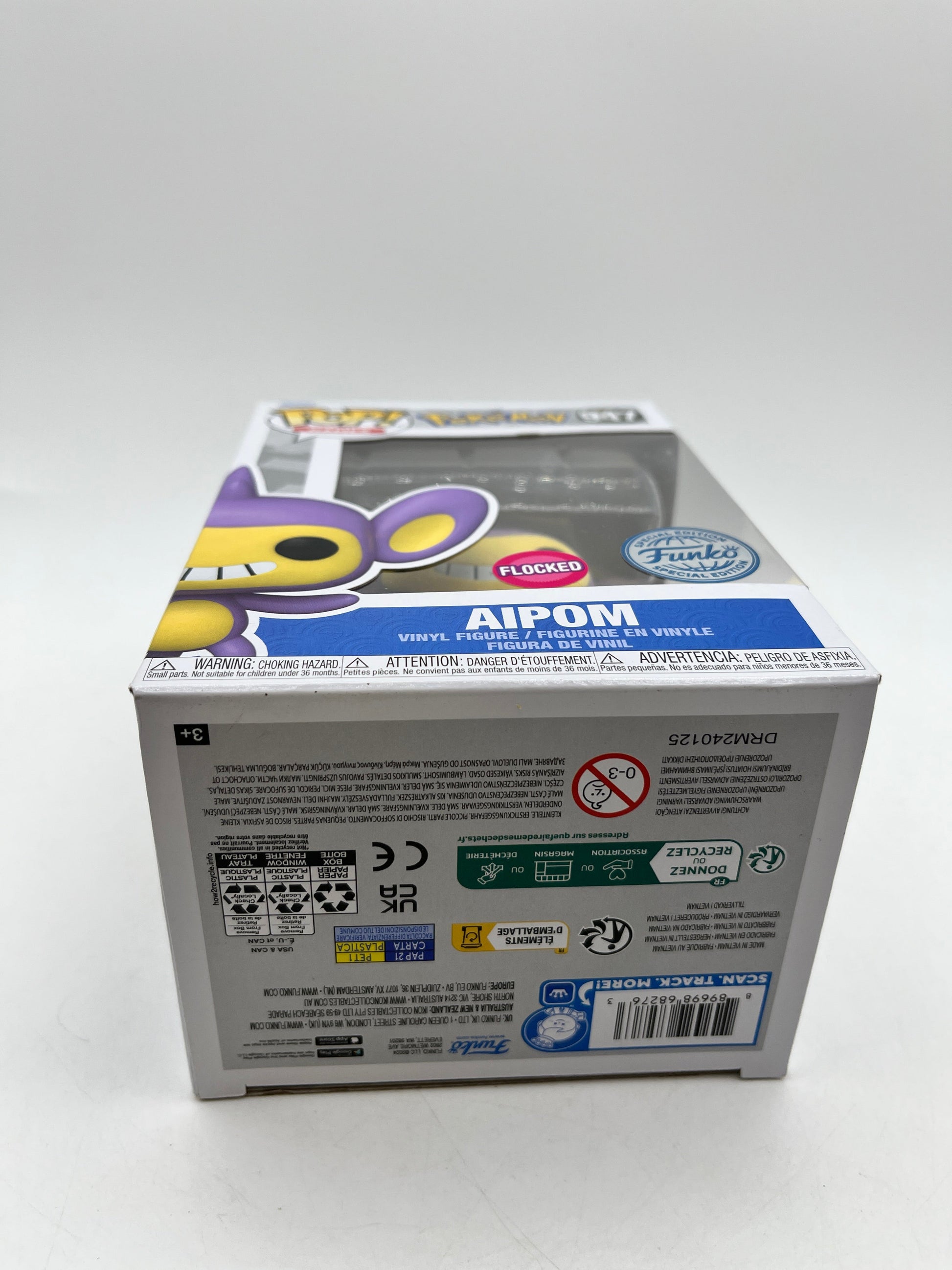 Funko POP! Games Pokémon - Aipom #947 - Flocked Special Edition FRENLY BRICKS - Open 7 Days