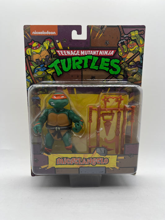 Teenage Mutant Ninja Turtles Figure - Playmates TMNT Michelangelo FRENLY BRICKS - Open 7 Days