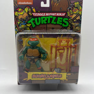 Teenage Mutant Ninja Turtles Figure - Playmates TMNT Michelangelo FRENLY BRICKS - Open 7 Days