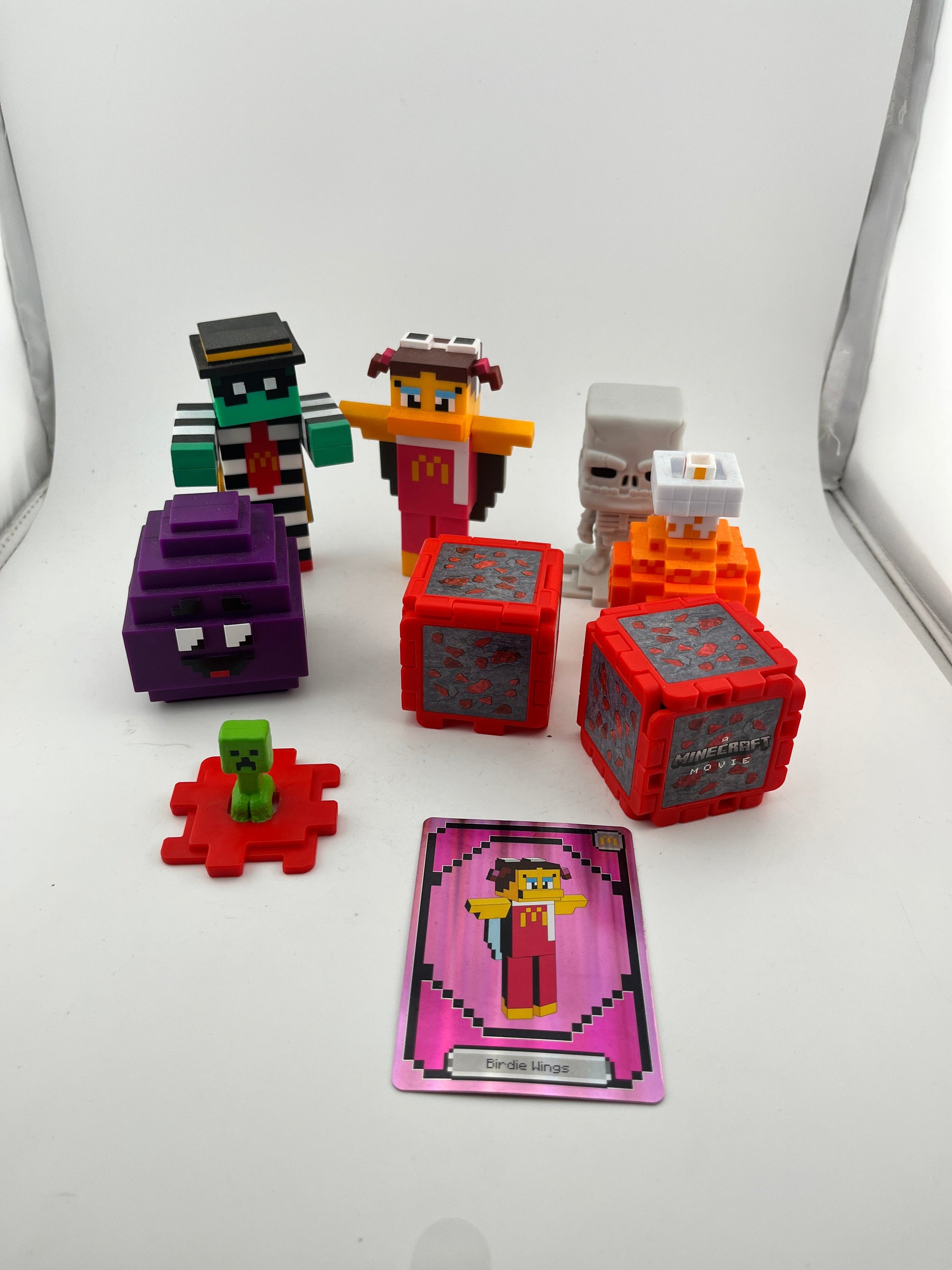 McDonalds Adult Happy Meal 2025 - A Minecraft Movie Collectable Toys - Loose FRENLY BRICKS - Open 7 Days