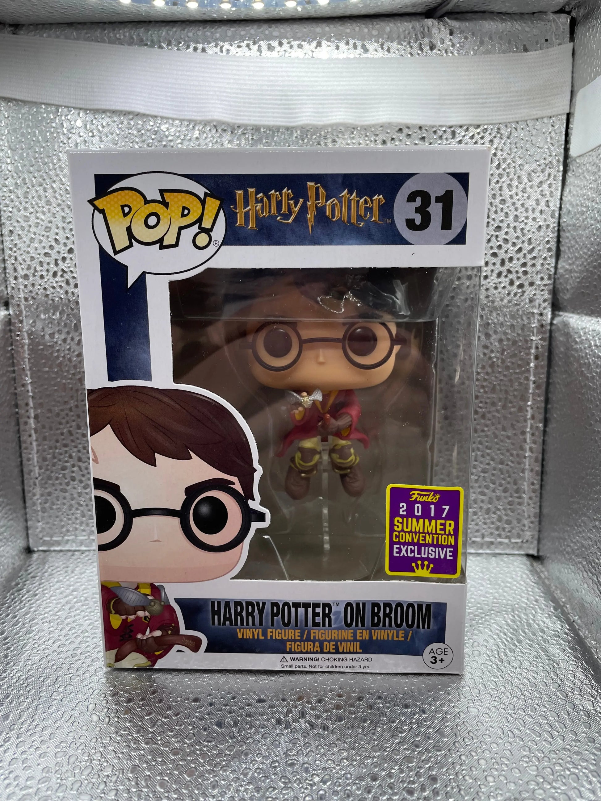 Funko Pop! Vinyl: Harry Potter - #31 Harry Potter (on Broom) 2017 Summer Con FRENLY BRICKS - Open 7 Days