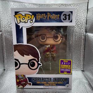 Funko Pop! Vinyl: Harry Potter - #31 Harry Potter (on Broom) 2017 Summer Con FRENLY BRICKS - Open 7 Days