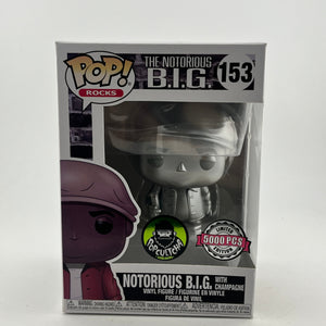 Funko POP! Rocks The Notorious B.I.G. - Biggie With Champagne #153 - 5000 Pcs Limited Edition FRENLY BRICKS - Open 7 Days