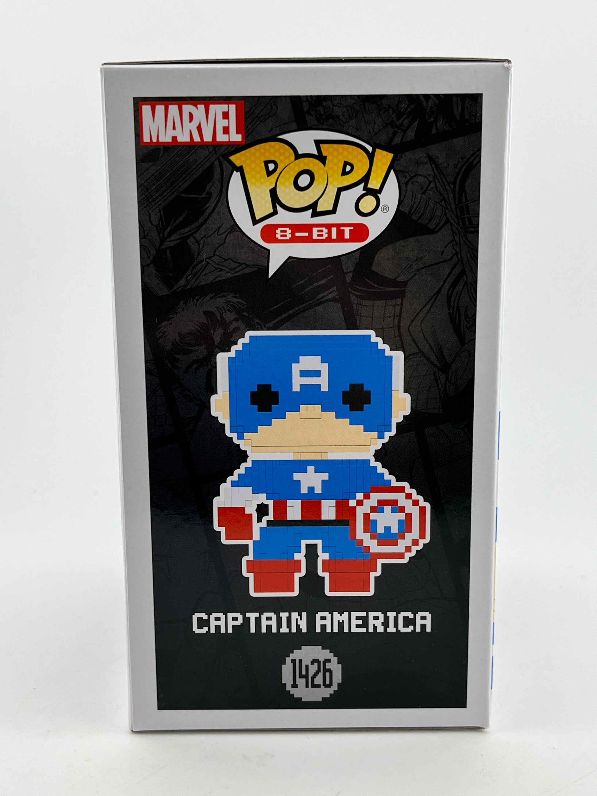 Funko POP! 8-Bit Marvel - Captain America #1426 - Special Edition FRENLY BRICKS - Open 7 Days