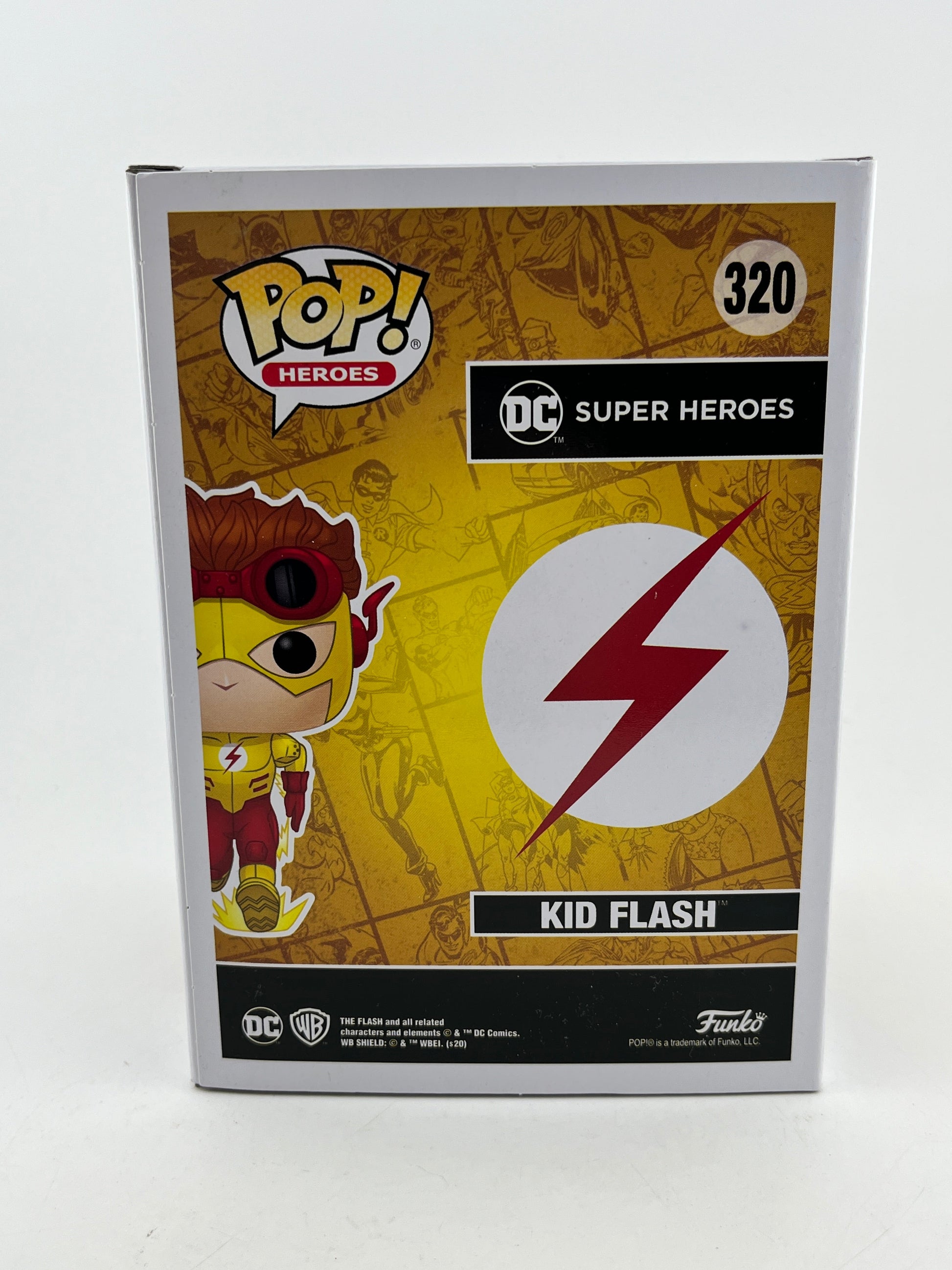 Funko POP! Heroes DC - Kid Flash #320 - Glow Chase - Special Edition FRENLY BRICKS - Open 7 Days