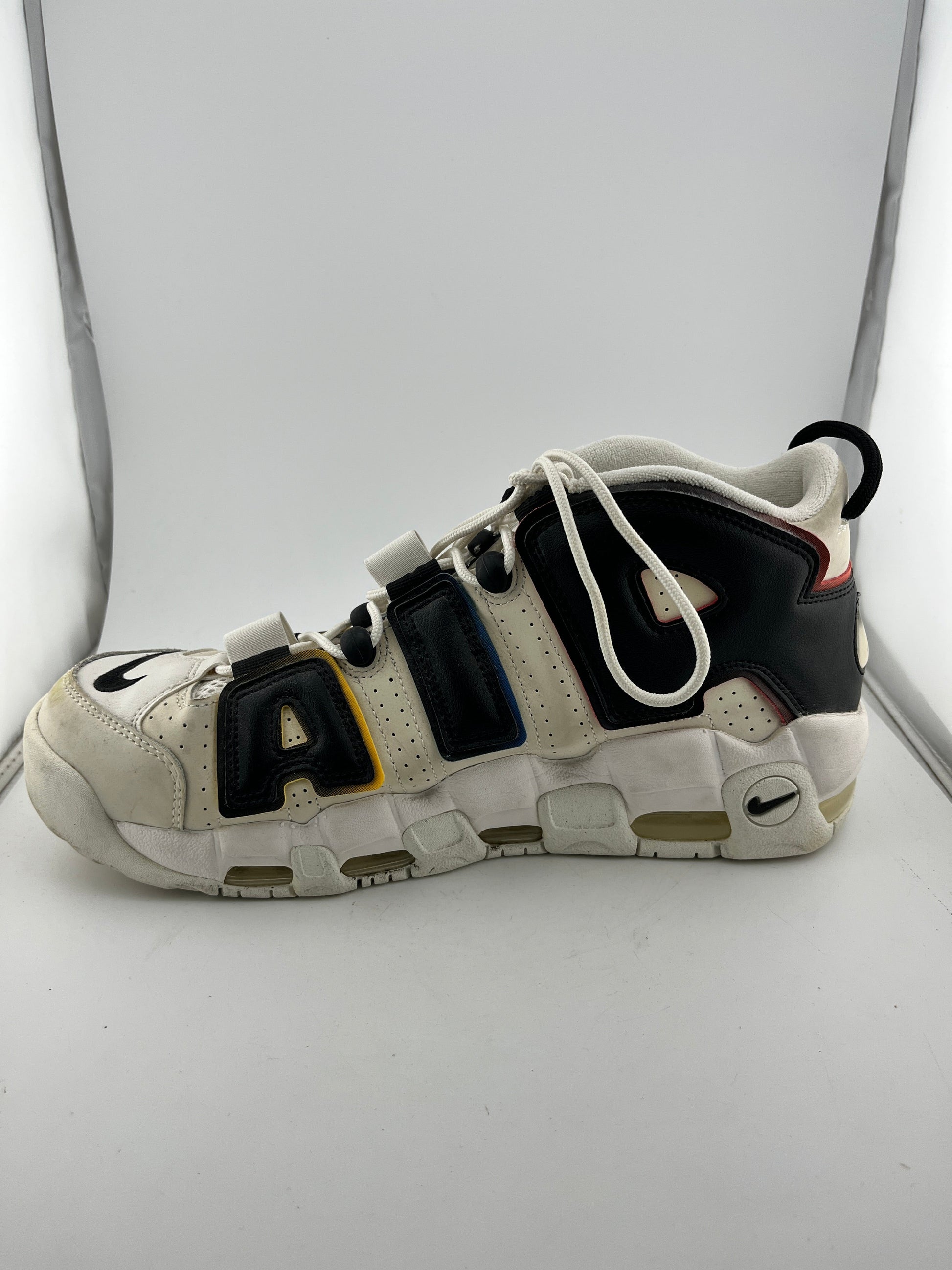 Nike Air More Uptempo '96 Shoe Trading Cards White Blue DM1297-100 - Mens Size US 11 FRENLY BRICKS - Open 7 Days