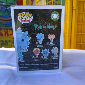 Funko POP! GLOW! Hologram Rick Clone #666 FRENLY BRICKS