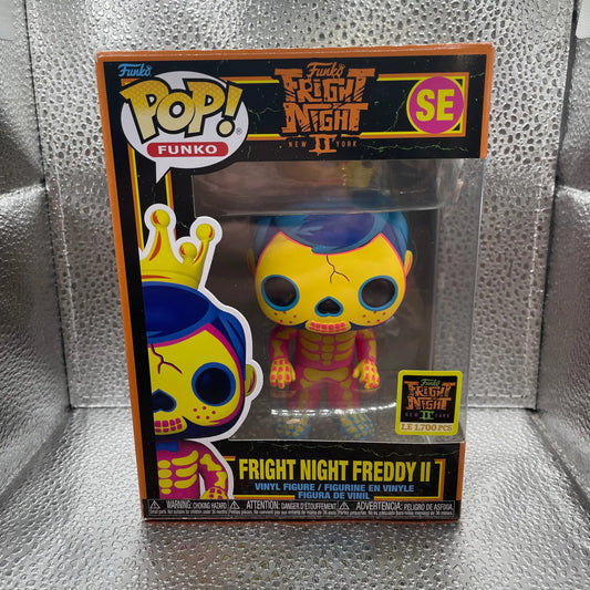 Fright Night Freddy II (2) Freddy Funko Black Light Pop SE Rare Damaged 1700pcs FRENLY BRICKS - Open 7 Days