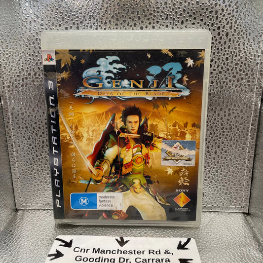 Genji Days of the Blade PlayStation 3 PS3 Game Complete TESTED PAL USED FRENLY BRICKS - Open 7 Days