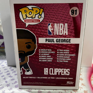 Funko Pop Vinyl Basketball Clippers Paul George #91 FRENLY BRICKS - Open 7 Days