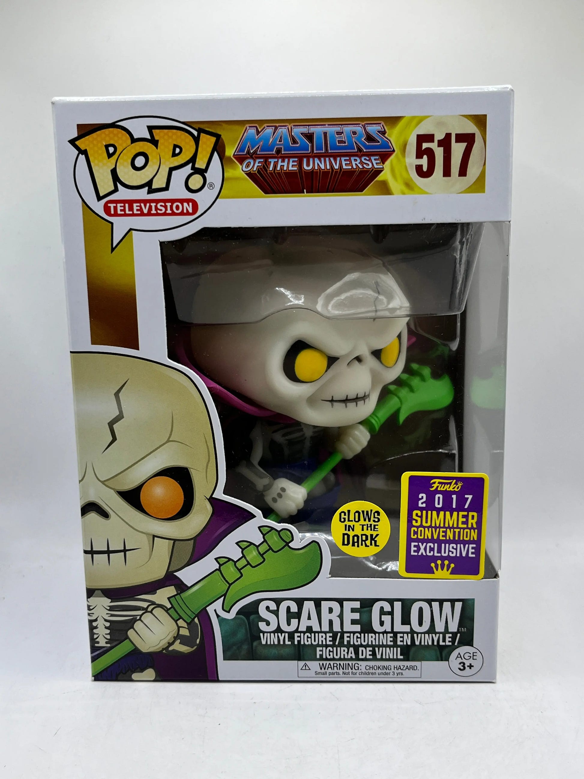 Funko POP! Television Masters Of The Universe - Scare Glow #517 - Glow 2017 Exclusive FRENLY BRICKS - Open 7 Days image 1
