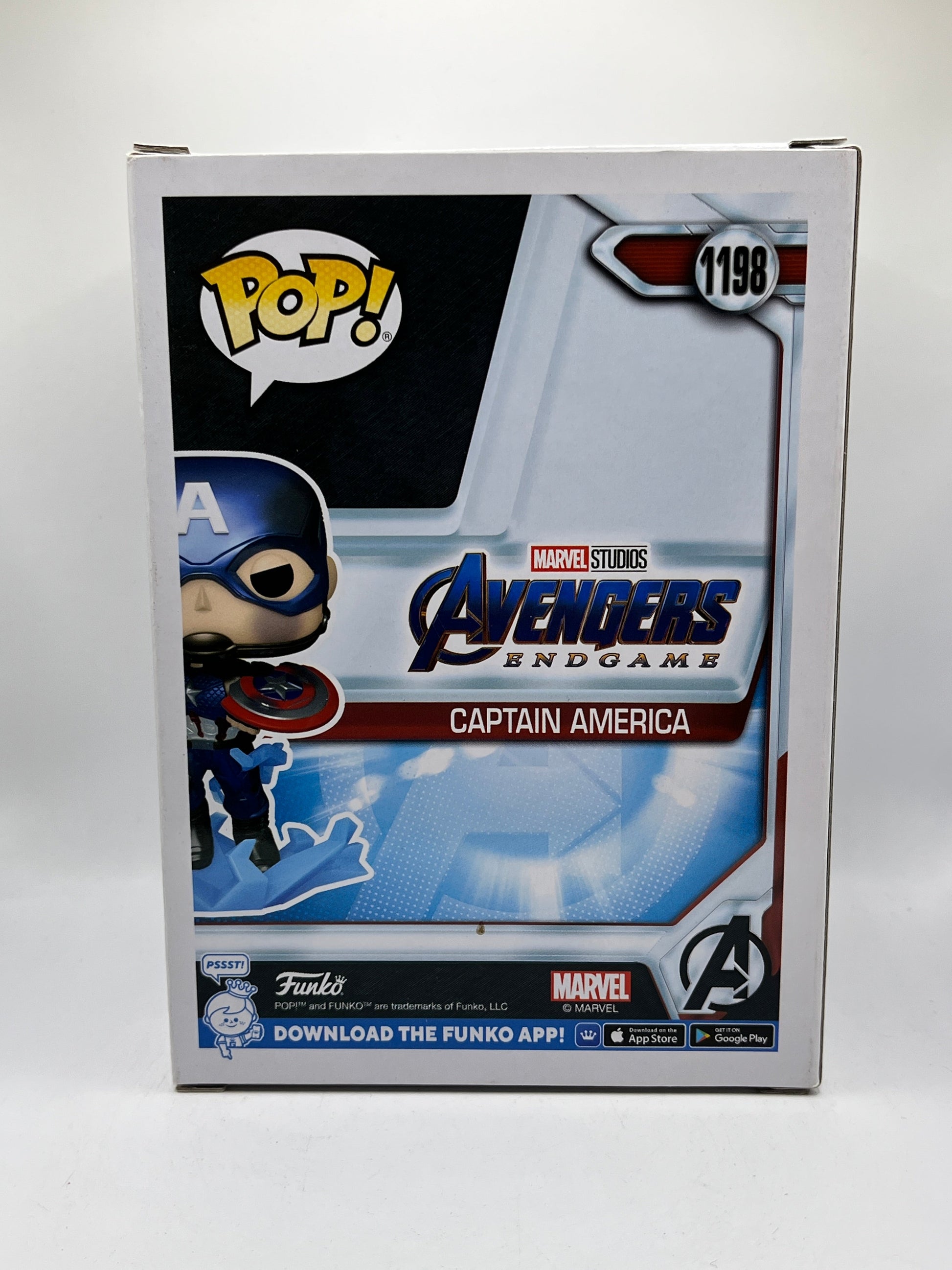 Funko POP! Marvel Avengers Endgame - Captain America #1199 - Glow Special Edition FRENLY BRICKS - Open 7 Days