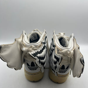 USED Size 11US - adidas Jeremy Scott Wings 2.0 Pixel White FRENLY BRICKS - Open 7 Days