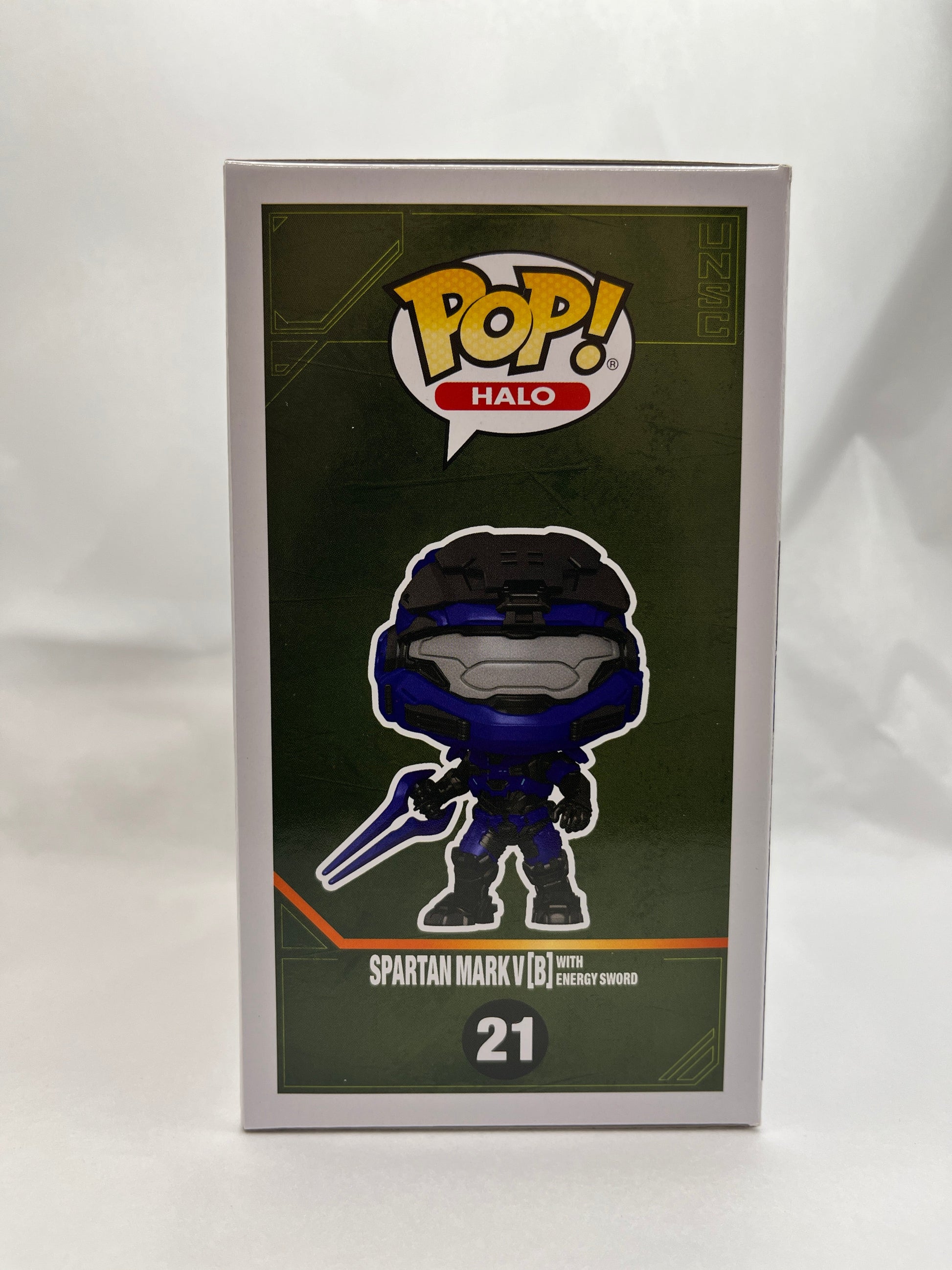 Funko POP! Halo - Halo Spartan Mark V [B] With Energy Sword #21 - Limited Edition Chase FRENLY BRICKS - Open 7 Days