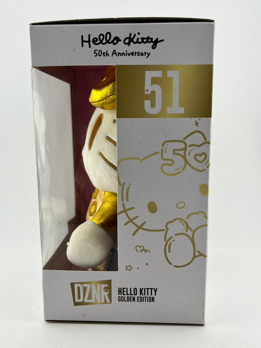 Hello Kitty DZNR Golden Edition Collectible -  New 50th Anniversary FRENLY BRICKS - Open 7 Days