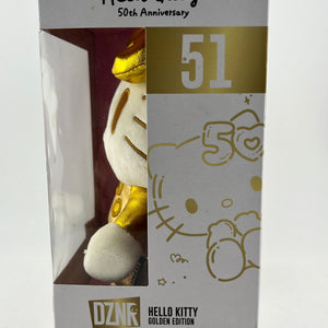 Hello Kitty DZNR Golden Edition Collectible -  New 50th Anniversary FRENLY BRICKS - Open 7 Days