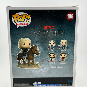 Funko POP! Rides The Witcher - Geralt And Roach #108 - Special Edition FRENLY BRICKS - Open 7 Days