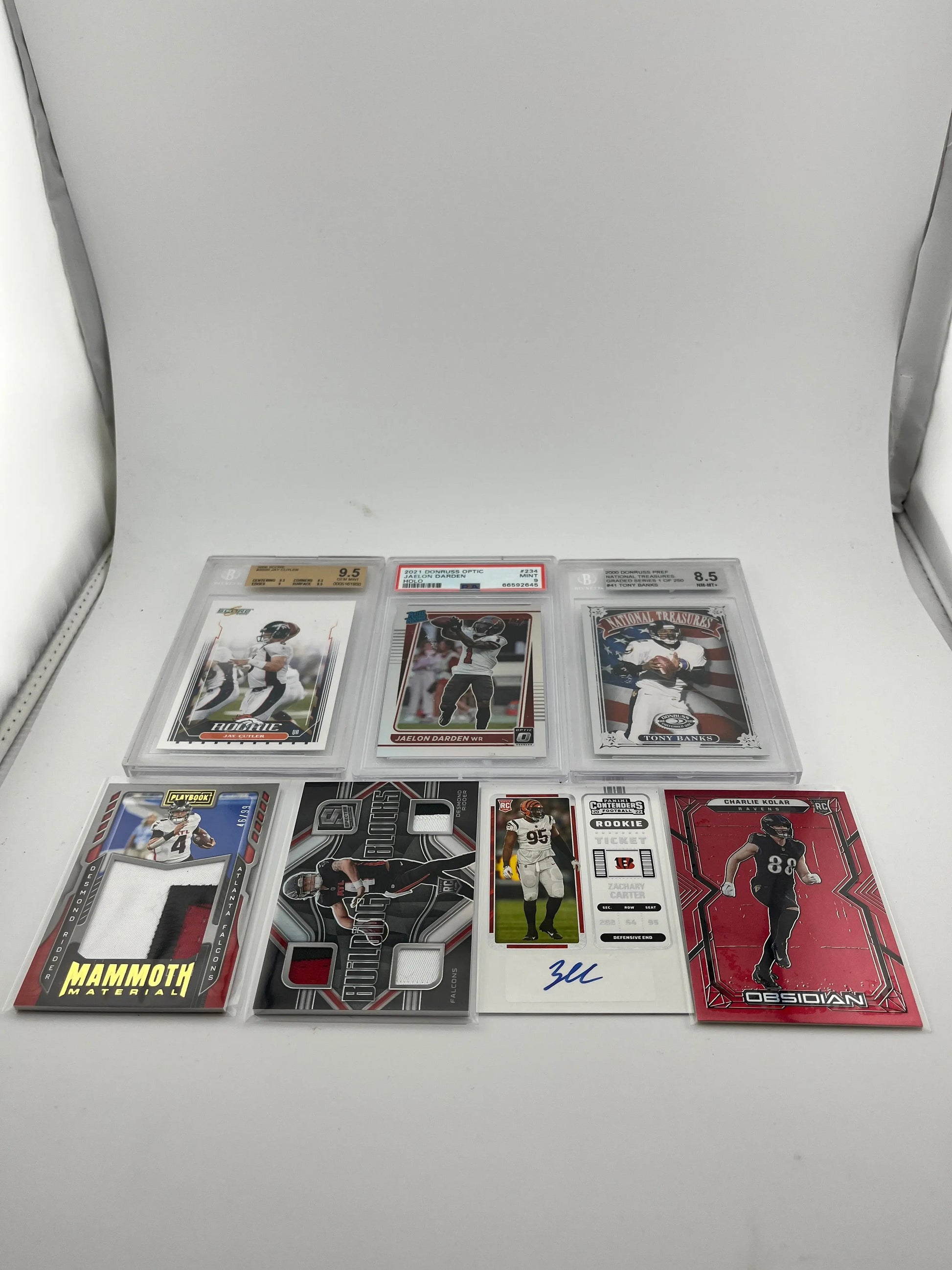 NFL Player Card Lot #2 Graded/Numbered/Autographed FRENLY BRICKS - Open 7 Days