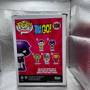 FUNKO POP  TEEN TITANS GO!  Raven  VINYL FIGURE #108  ONLY AT TOYS R US FRENLY BRICKS - Open 7 Days