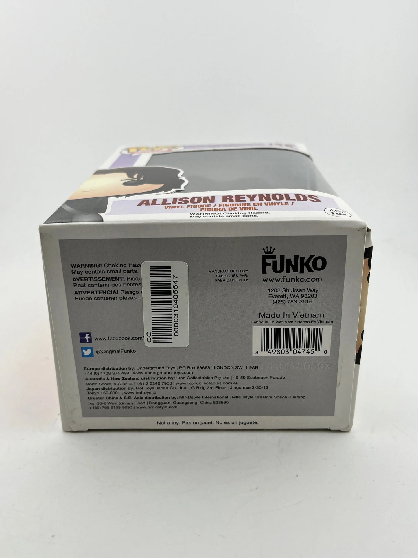 Funko POP! Movies The Breakfast Club - Allison Reynolds #148 FRENLY BRICKS - Open 7 Days