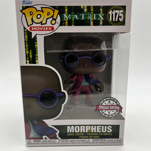 Funko POP! Movies Matrix Morpheus #1175 - Special Edition FRENLY BRICKS - Open 7 Days