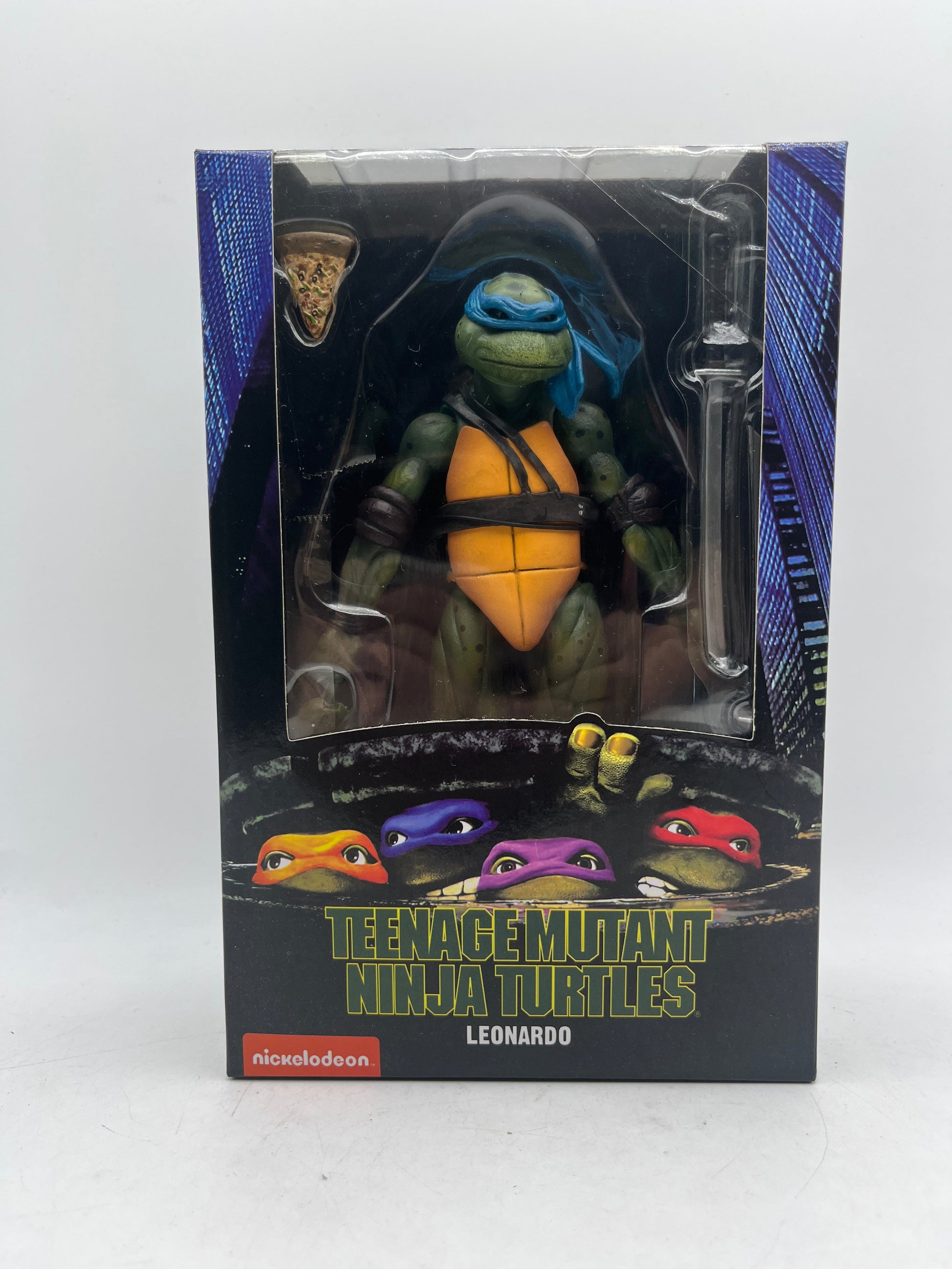 Authentic NECA Teenage Mutant Ninja Turtles (1990) Leonardo Action Figure FRENLY BRICKS - Open 7 Days