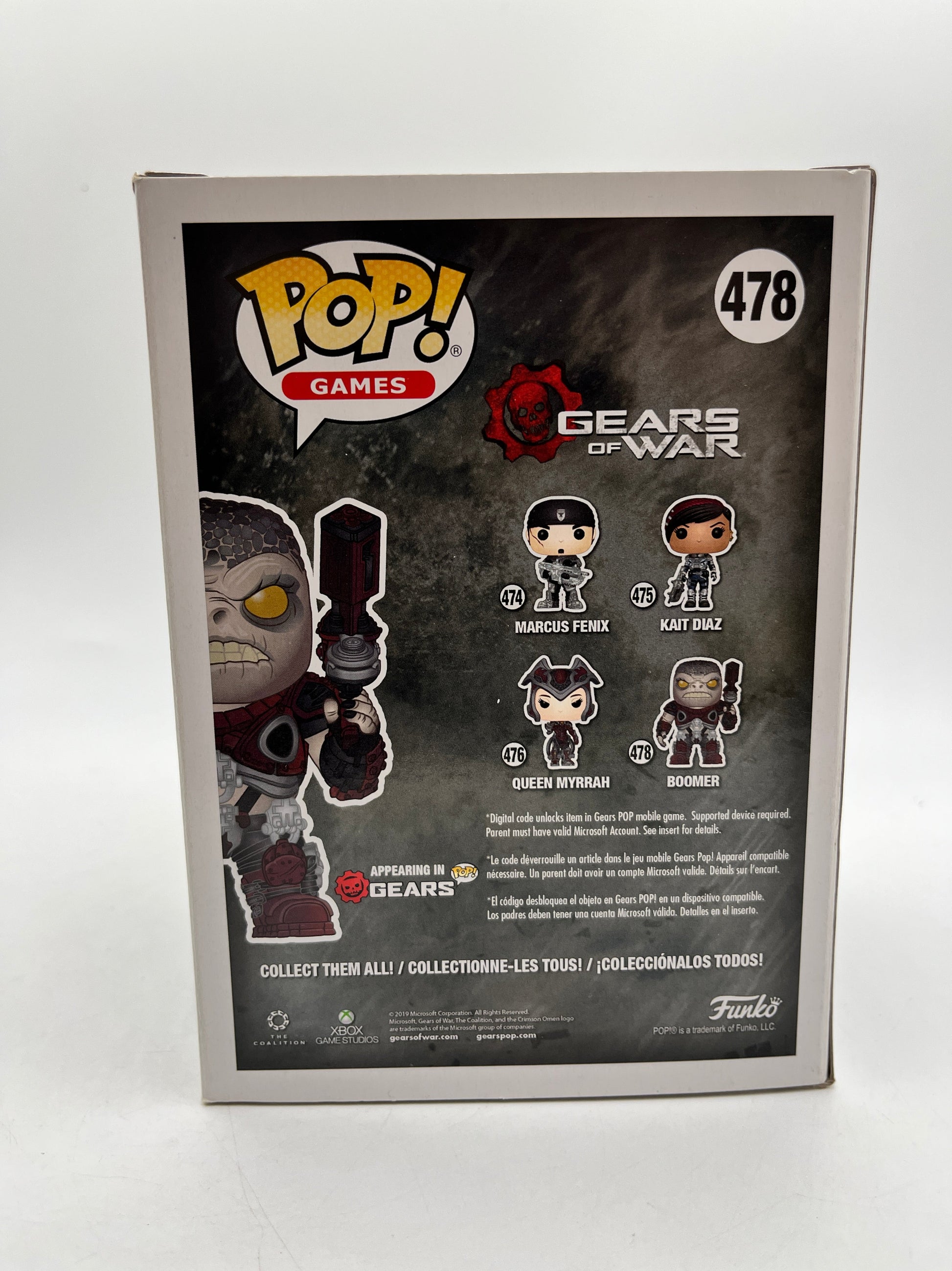 Funko POP! Games Gears Of War - Boomer #478 - Code Inside - Vinyl Collectable FRENLY BRICKS - Open 7 Days