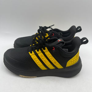 Kids Adidas x LEGO® Racer TR X Yellow & Black Shoes Size Y2 USED FRENLY BRICKS - Open 7 Days
