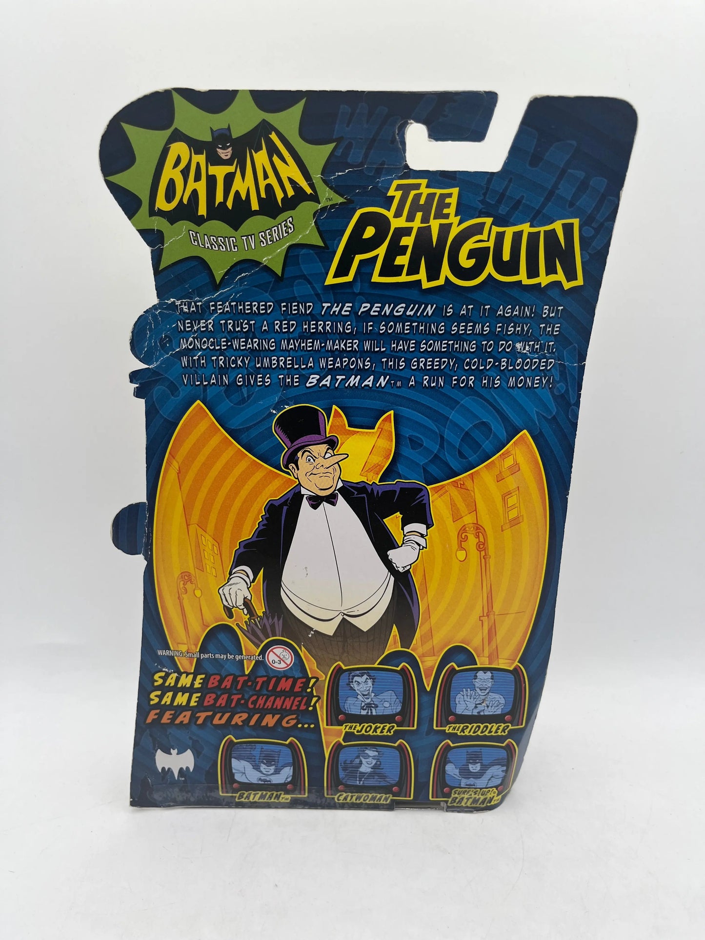 DC Comics Batman Classic TV Series The Penguin 6" Action Figure w Card Mattel FRENLY BRICKS - Open 7 Days