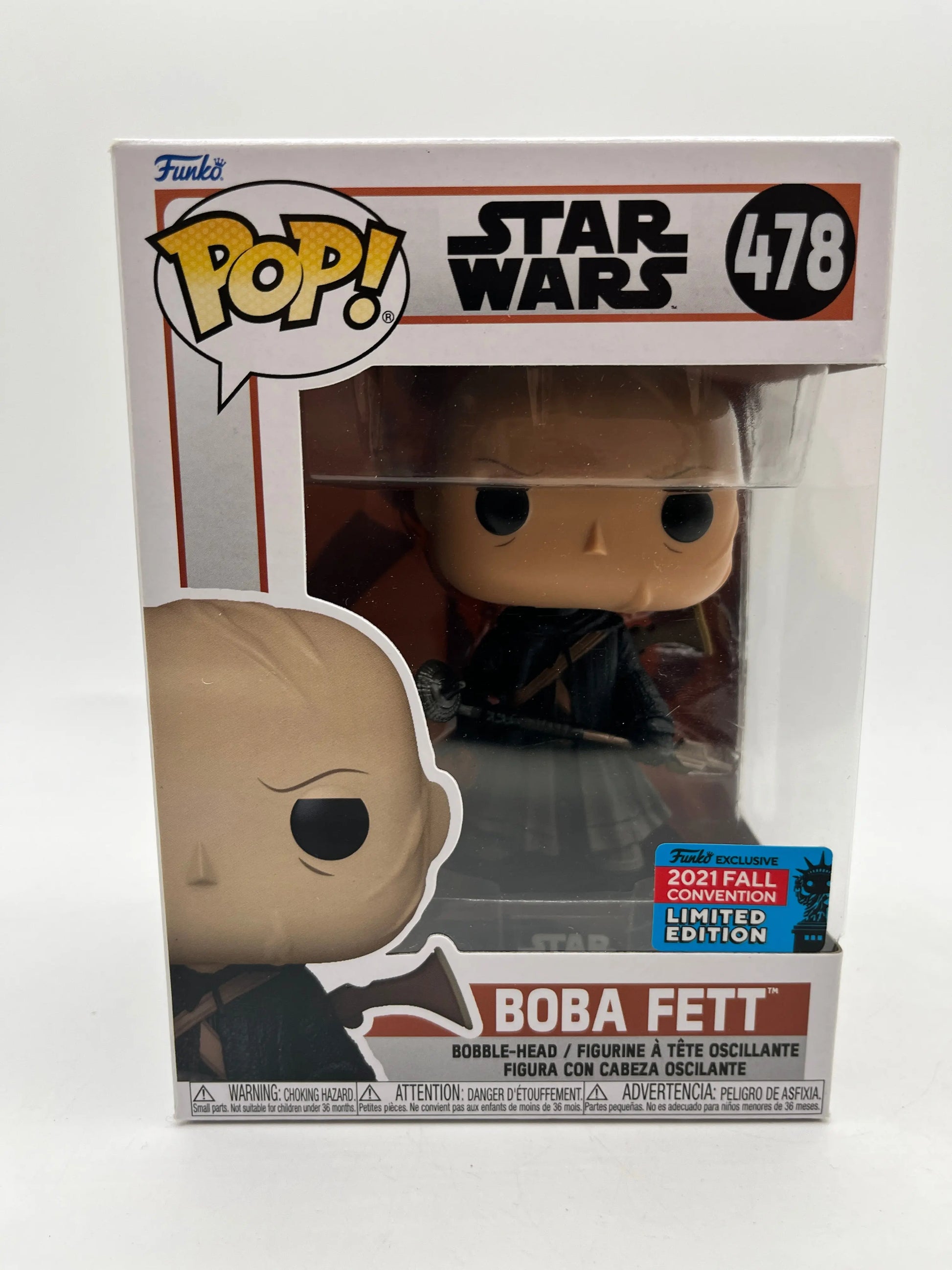 Funko POP! Star Wars Boba Fett #478 - Fall Convention Limited Edition FRENLY BRICKS - Open 7 Days