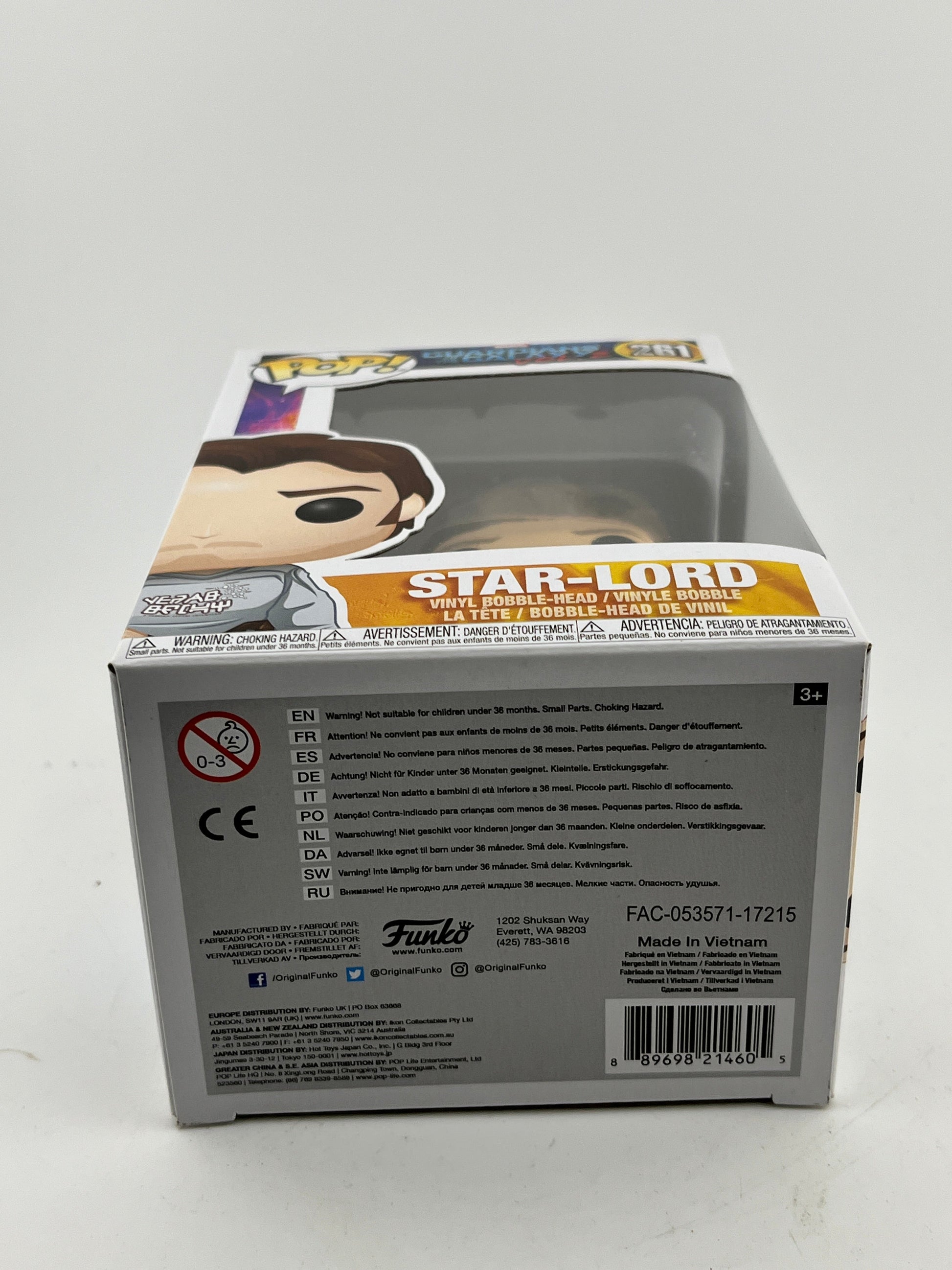 Funko POP! Marvel Guardians Of The Galaxy Vol. 2 - Star-Lord  #261 - Vinyl Collectable FRENLY BRICKS - Open 7 Days