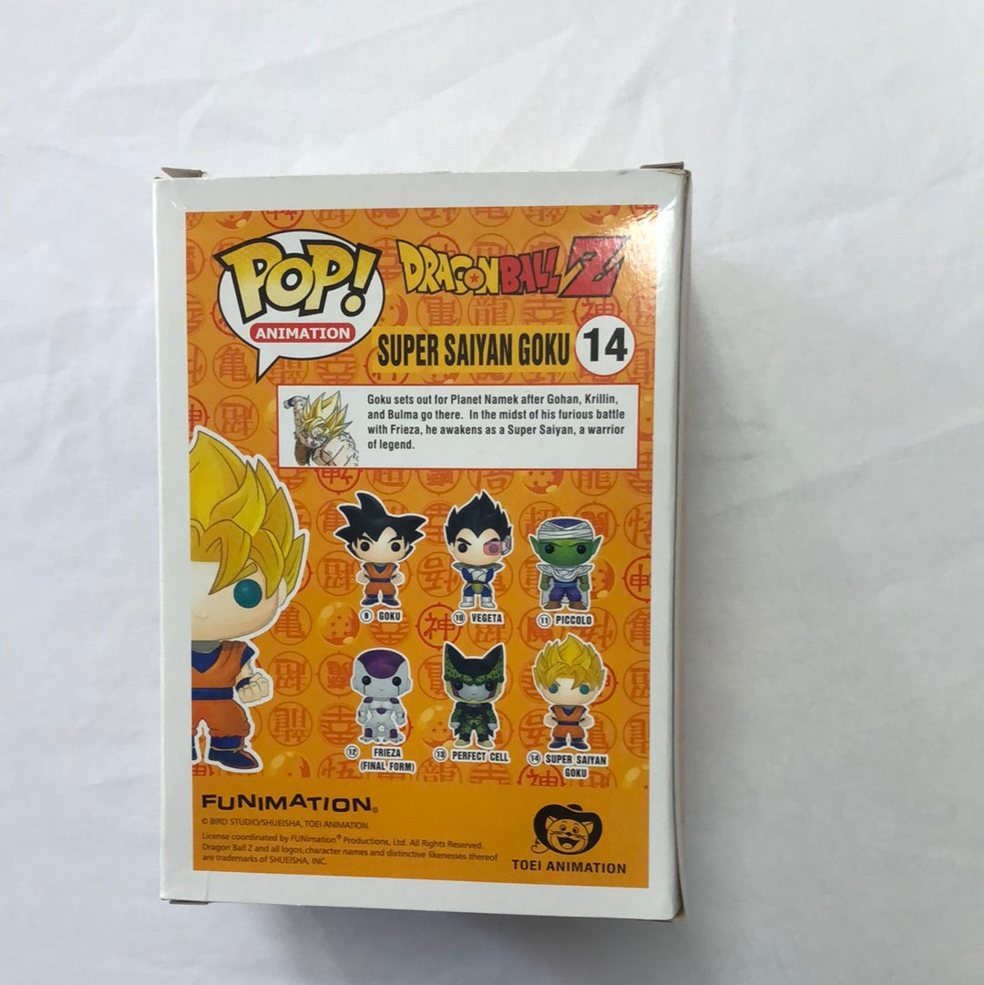 Dragon Ball Z Funko - Super Saiyan Goku #14 Pop! Vinyl FRENLY BRICKS - Open 7 Days