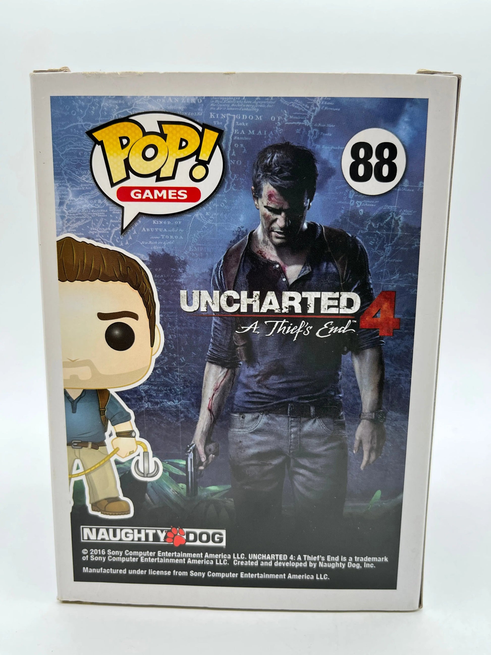 Funko POP! Games Uncharted 4 Nathan Drake #88 Naughty Dog Shirt Rare Collectable FRENLY BRICKS - Open 7 Days