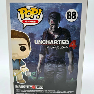 Funko POP! Games Uncharted 4 Nathan Drake #88 Naughty Dog Shirt Rare Collectable FRENLY BRICKS - Open 7 Days