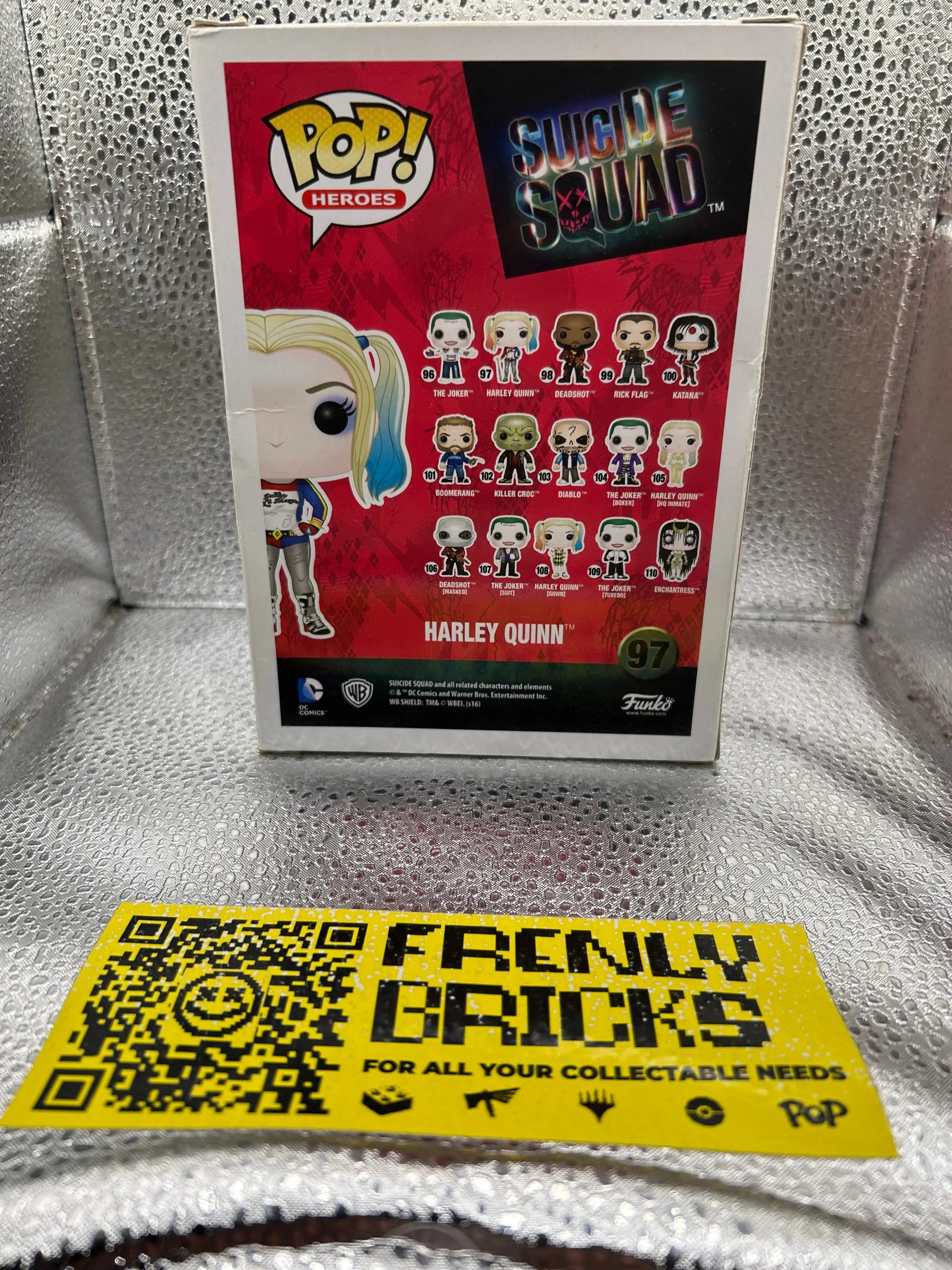 Pop Vinyl #97 Harley Quinn Dc FRENLY BRICKS - Open 7 Days