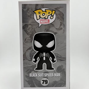 Funko POP! Marvel Spider-Man Black Suit Spider-Man #79 - Vinyl Collectable FRENLY BRICKS - Open 7 Days
