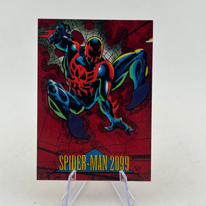 1993 SkyBox Marvel Universe Series 4 - Spider-Man 2099 Red Foil Card #5 FRENLY BRICKS - Open 7 Days