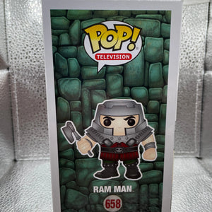 Ram Man Funko Pop Vinyl #658 Masters of the Universe Pop 2018 Summer Convention FRENLY BRICKS - Open 7 Days