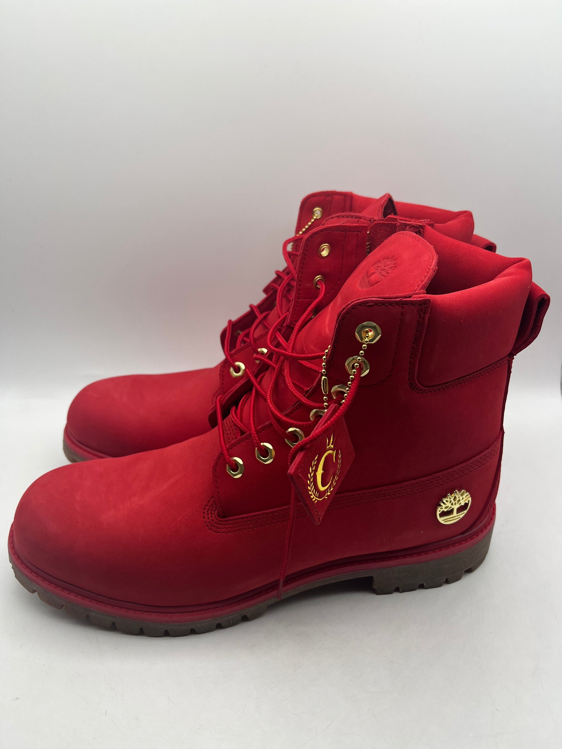 US12 - Culture Kings x Timberland Premium Boots 'Red Gold' FRENLY BRICKS - Open 7 Days